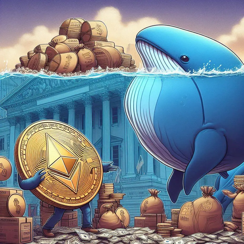 Ethereum Whale-Einzahlungen vs. Börsenreserven