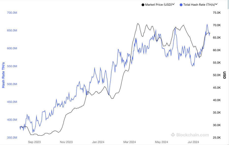 bitcoin hashrate