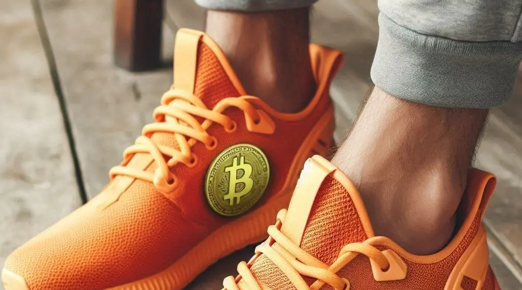 Unieke Trump Bitcoin-Sneakers zu verkaufen auf eBay