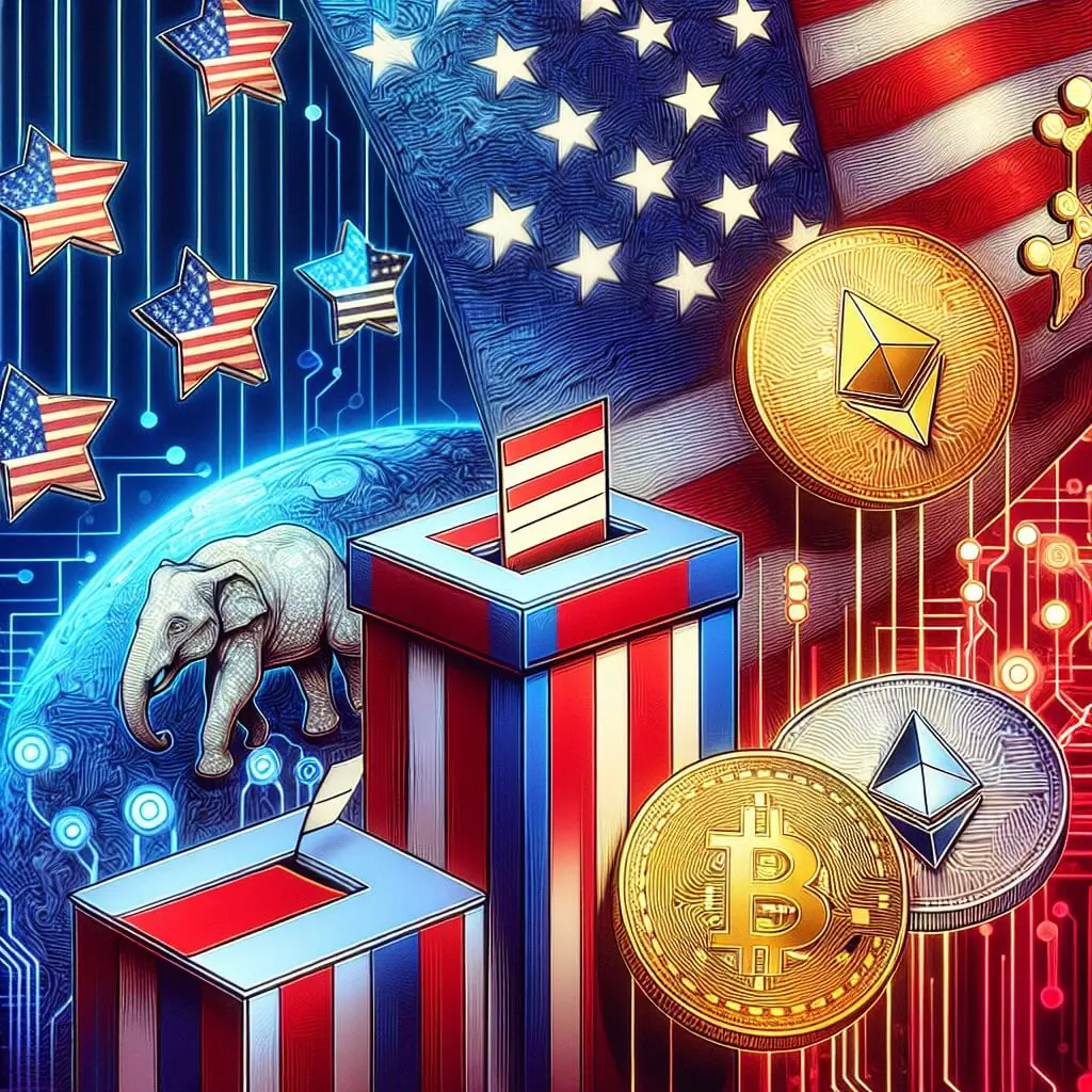 Crypto beeinflusst die US-Wahlen 2024 mit 190 Millionen Dollar