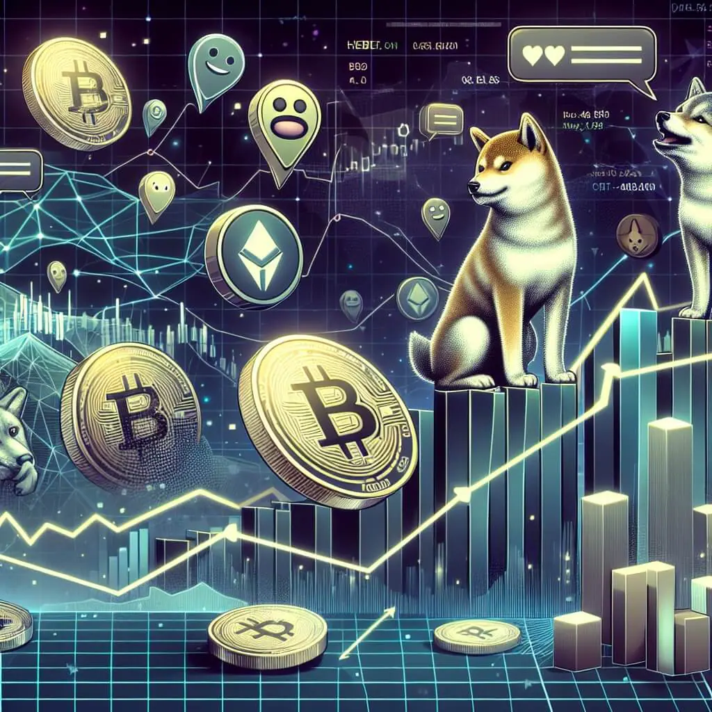 Memecoins zoals Dogecoin en Shiba Inu dalen onder $40 miljard marktkapitalisatie