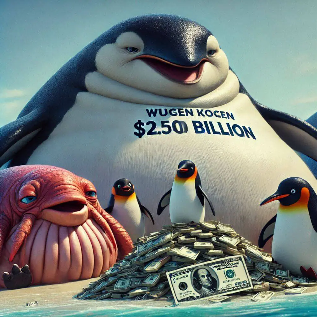 Pudgy Penguins: Wale investieren $2,50 Millionen in PENGU