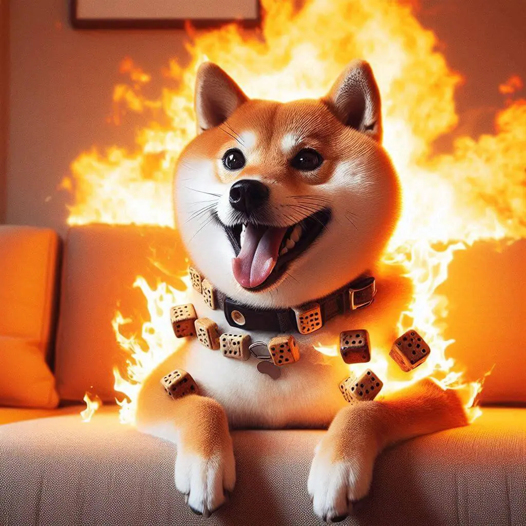 Shiba Inu Burn-Rate explodiert um 7400 %