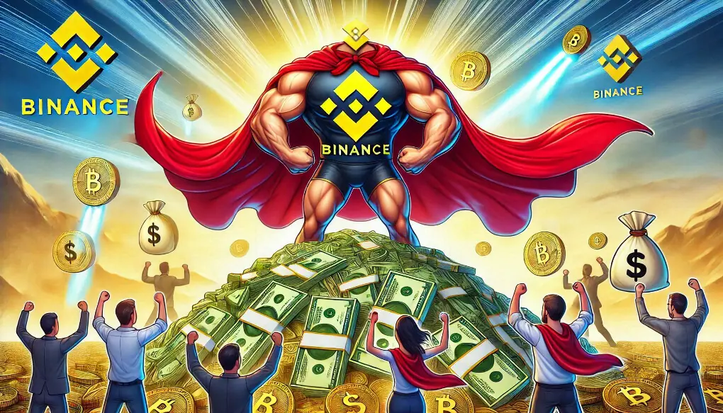 Binance dominiert mit 21 Milliarden Dollar an Einzahlungen im Jahr 2024