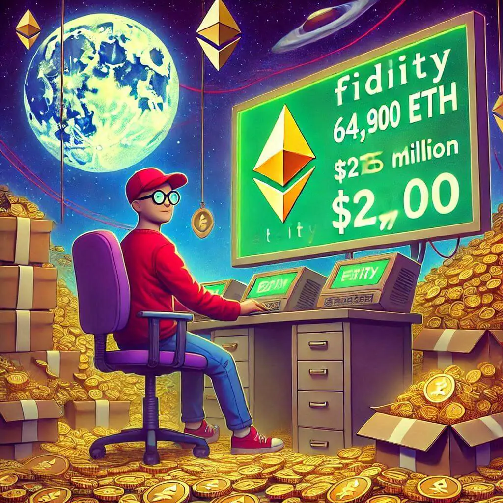 Fidelity verkauft 64.900 Ethereum im Wert von 215 Millionen USD