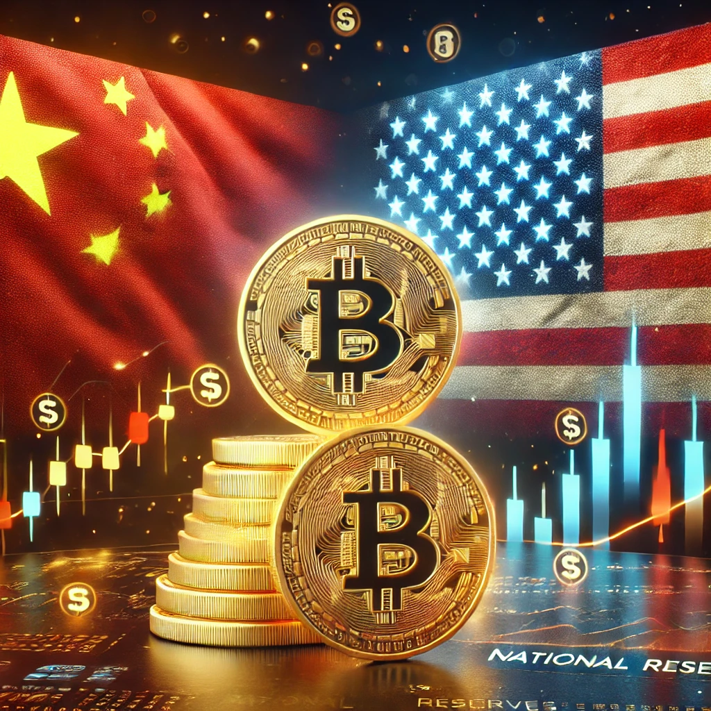 China und die USA kämpfen um die größten Bitcoin-Bestände