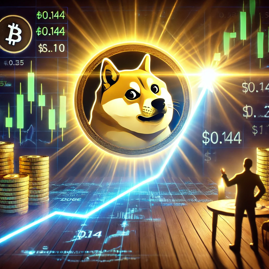 Hält Dogecoin die 0,144-$-Unterstützung? Wird es auf 1 $ steigen?